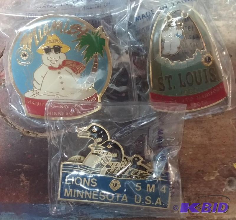 Lot of Vintage Lions International Pins. Neve...