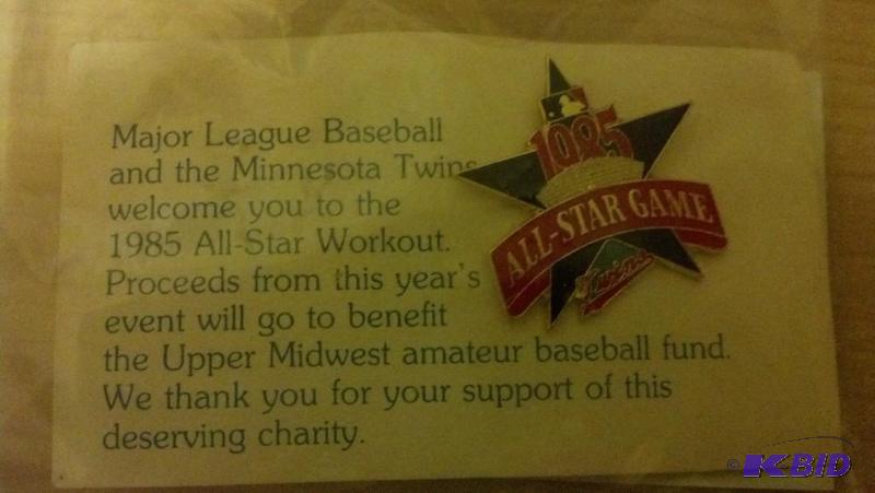 1985 Twins All-Star Hat Pin...
