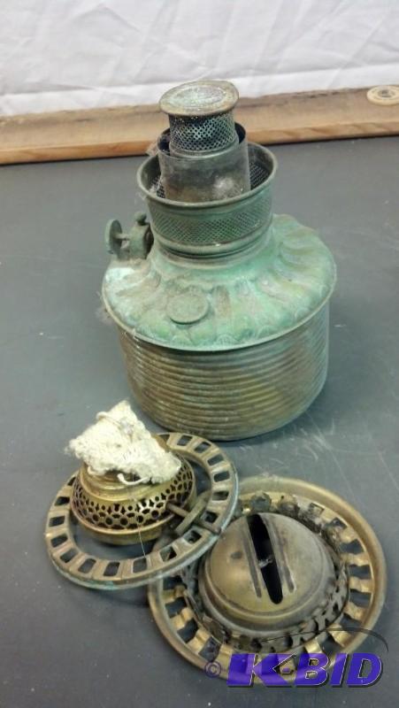 Vintage Oil Lamp and Parts...