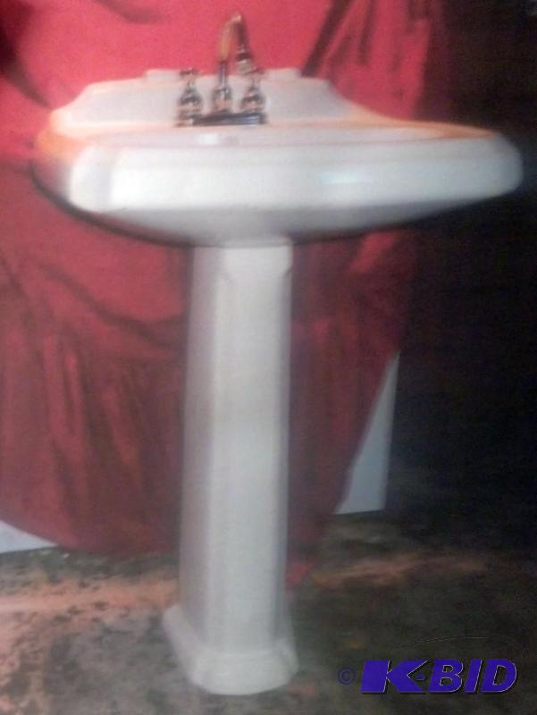 lot 115 image: Complete pedestal Sink as shown...