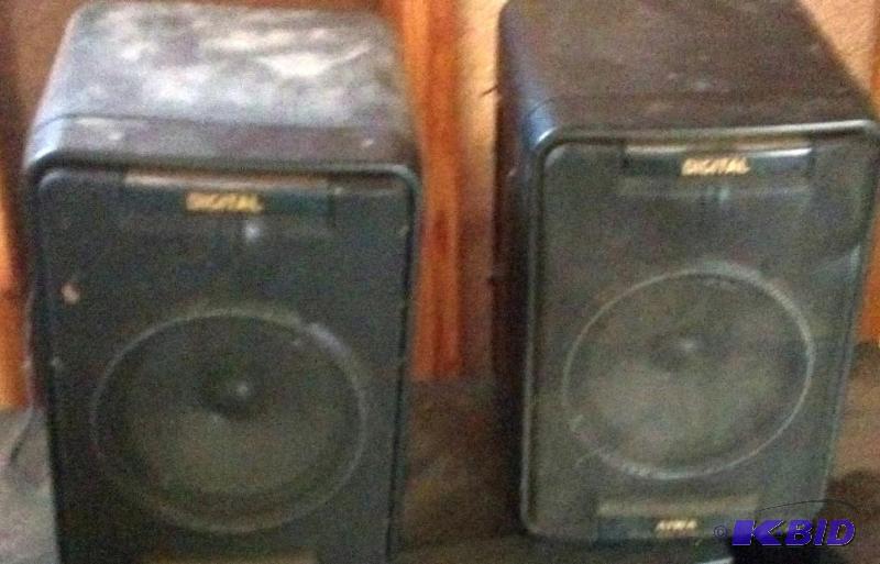 lot 21 image: Pair Of Aiwa Digital Speakers...