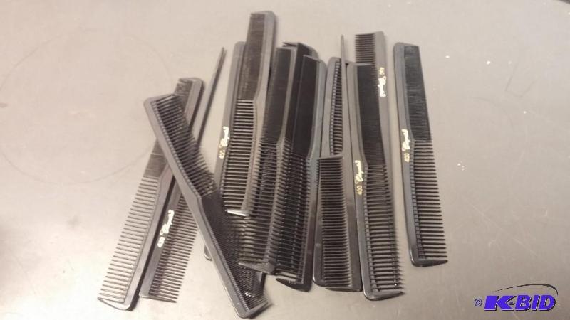 lot 46 image: Large lot of Hair designers combs, hairbrushe...
