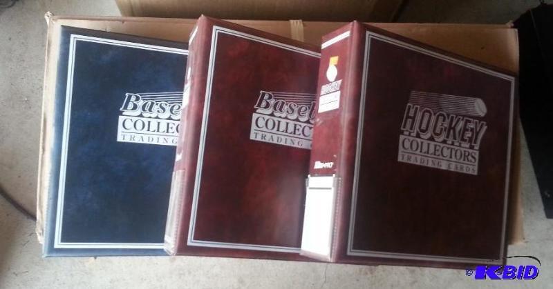 lot 47 image: LARGE lot of Sports Cards Binders,...