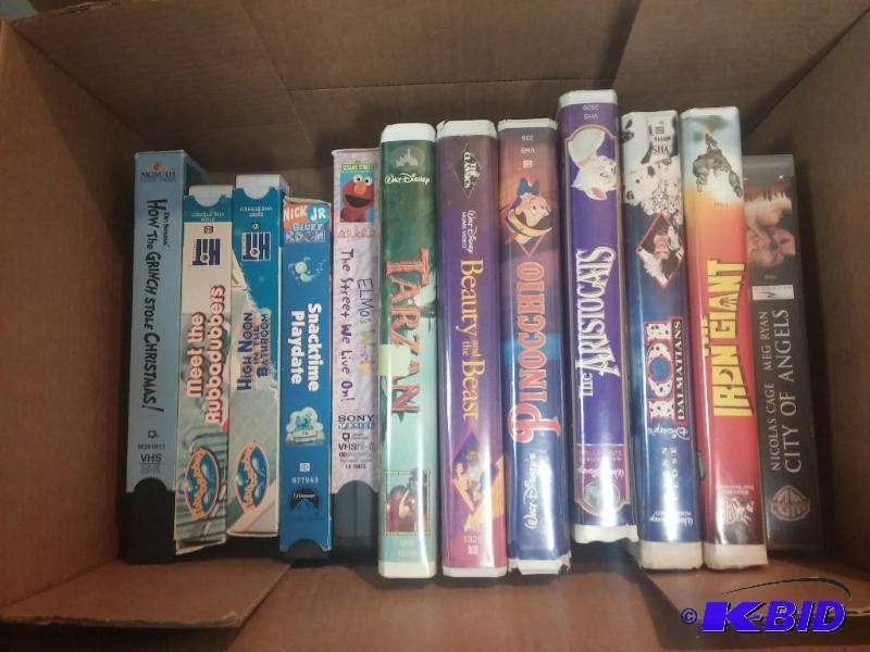 lot 49 image: Lot of VHS tapes as shown...