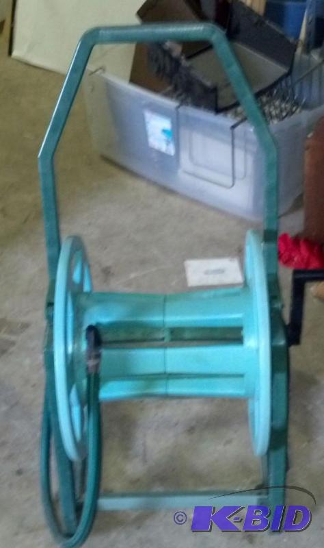 lot 58 image: Hose reel, everything looks brand new and in ...