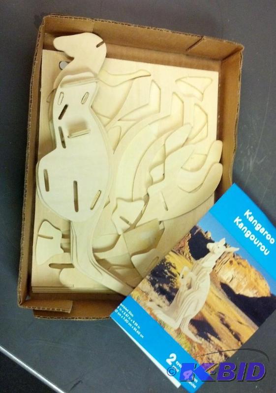 lot 88 image: Wooden Kangaroo Model...