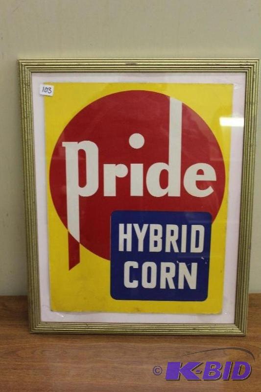 Vintage Seed Sign in Frame&nbsp...