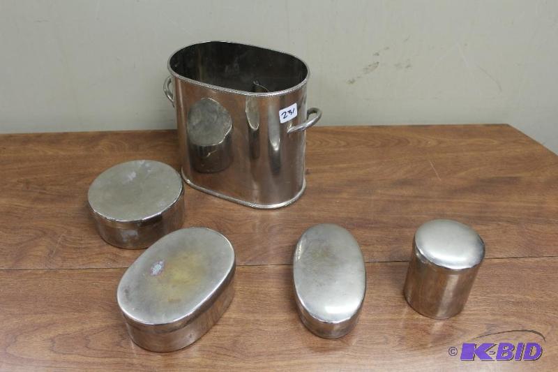 Assorted Metal Containers&nbsp...