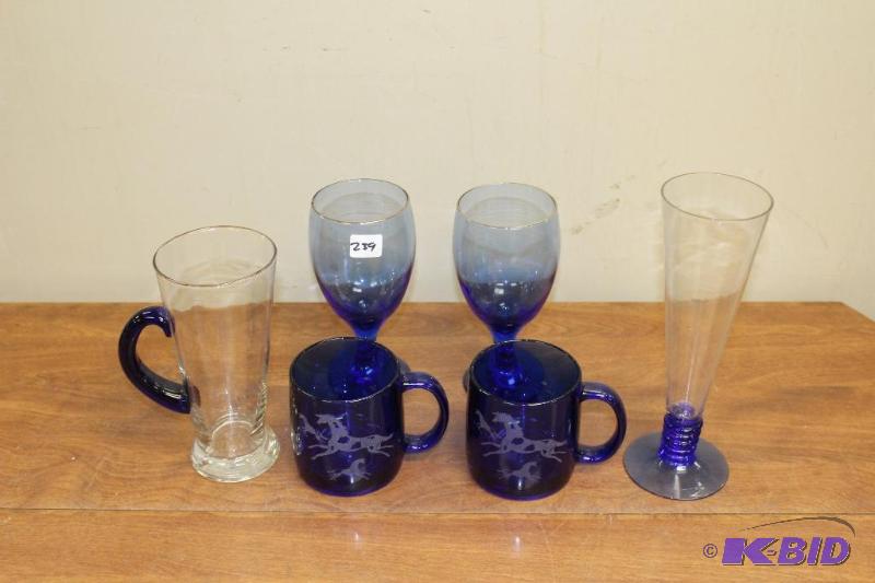 Blue Glassware&nbsp...