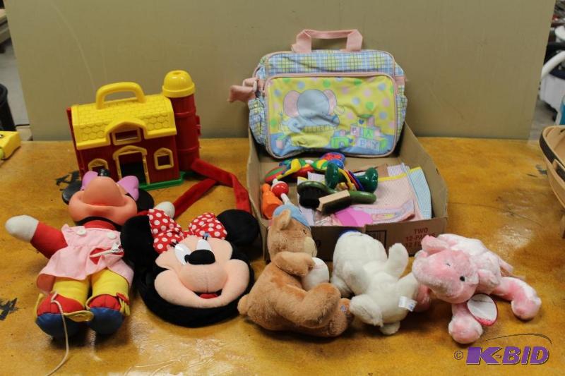 Disney and assorted toys&nbsp...