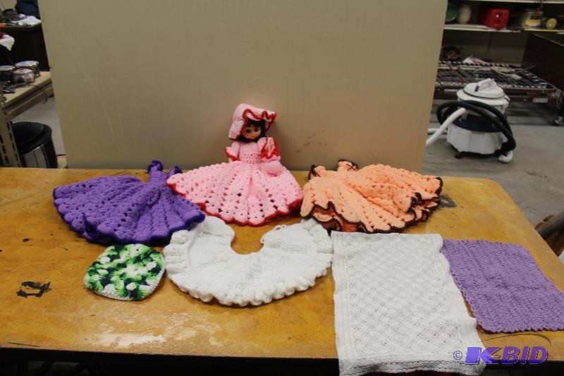 Doll Clothes and Crocheted Items&nbsp...