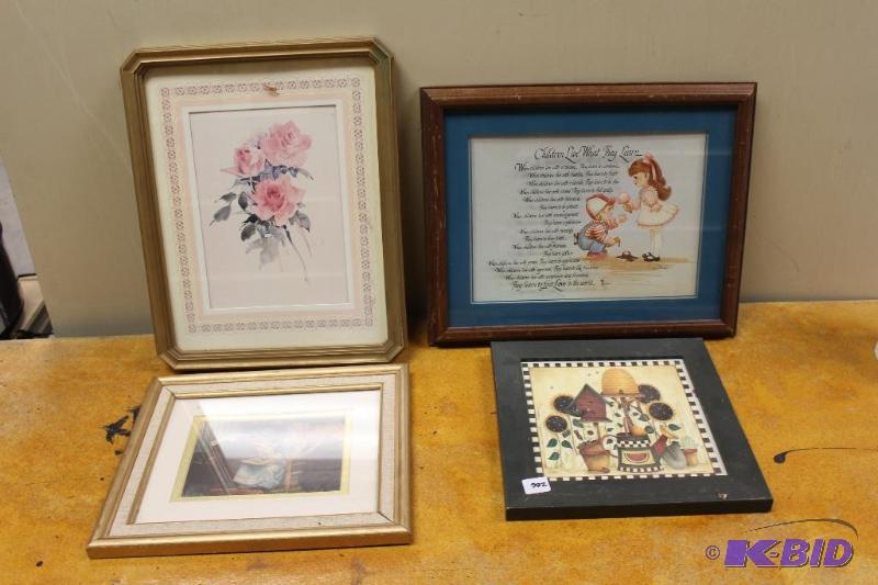 Decorative Framed Prints, etc.....