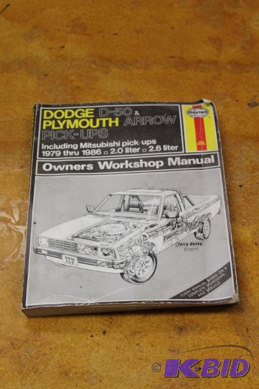 Dodge  Plymouth  Mitsubushi&nbsp1979 - 198...