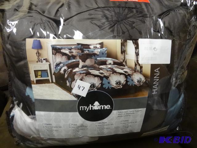 MY home king 8 piece comforter set. 4PW279000...