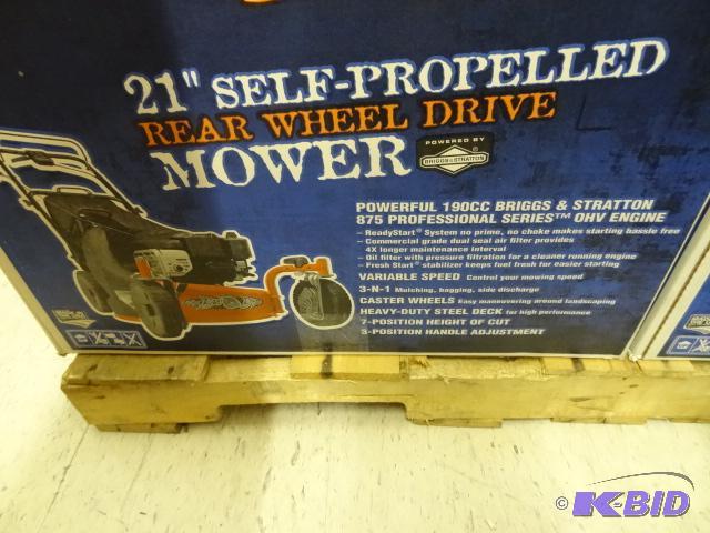 Bad boy 21&quot self propelled rear wheel dr...