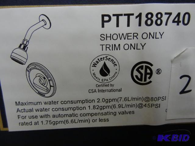 Peerless tub shower trim kit. Qty 3. PTT18874...