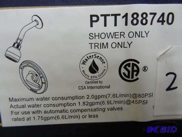 Peerless tub shower trim kit. Qty 3. PTT18874...