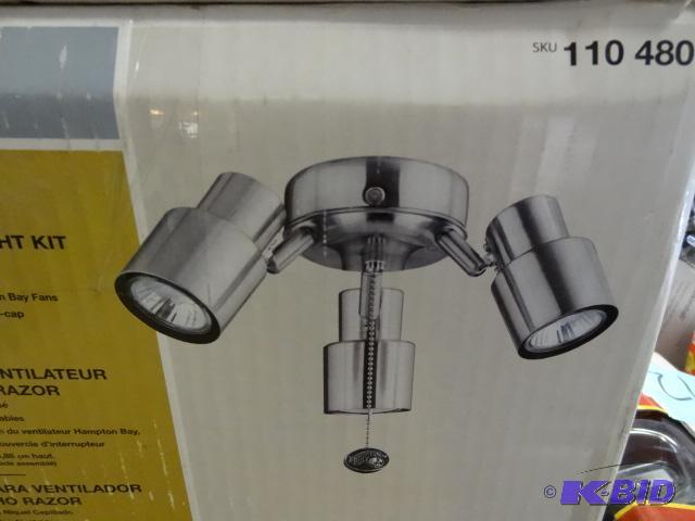 Hampton Bay ceiling fan light kit. 110480...