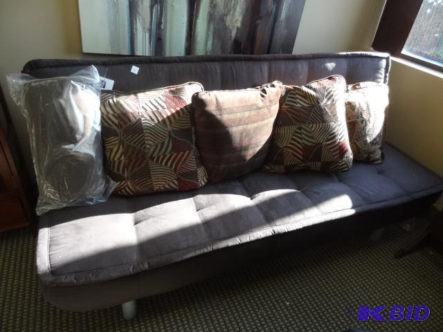 Lifestyle solutions futon bed couch. Comes wi...