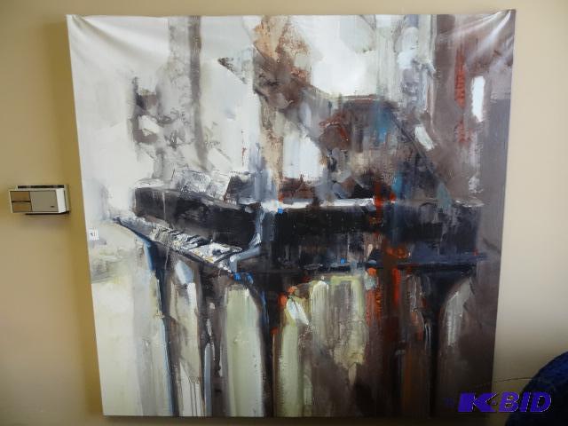 Print of a painting. Top frame board broke. 4...