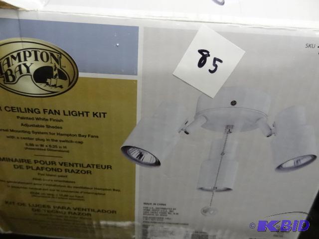 Hampton Bay razor ceiling fan light kit. 1104...