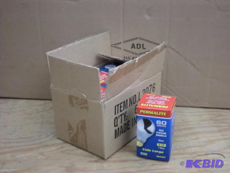 (10) New 6-Packs Of ADL PermaLite 60Watt Silv...