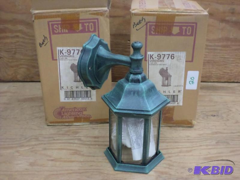 (2) New American Lighting K-9776 Verdigris 10...
