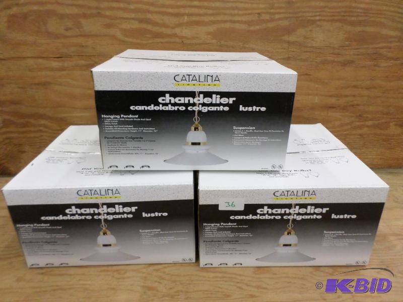 (3) New Catalina Smooth Shade &amp Opal Glas...