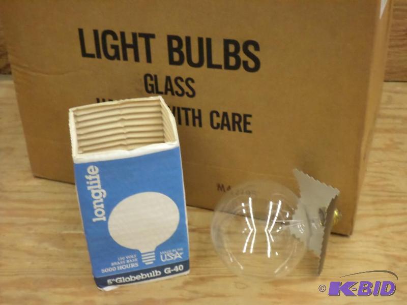 (24) New 40Watt Clear G40 130Volt Light Bulbs...