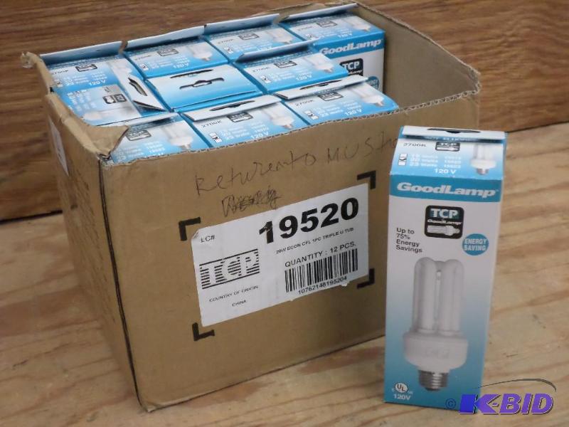 (11) New TCP 20Watt Compact Flourescent Light...