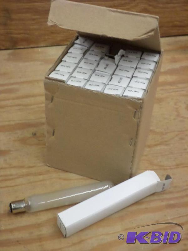 (25) New Feit 20Watt D.C. Bayonet 130Volt Lig...