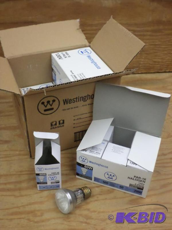 (24) New Westinghouse Halogen 60Watt 130Volt ...
