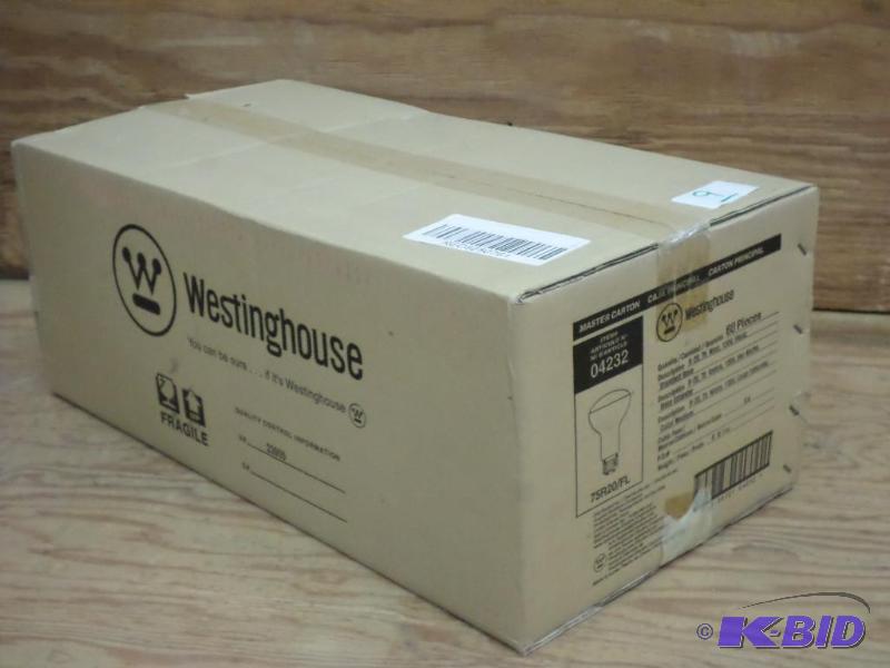 Case Of (60) New Westinghouse 130Volt 75Watt ...