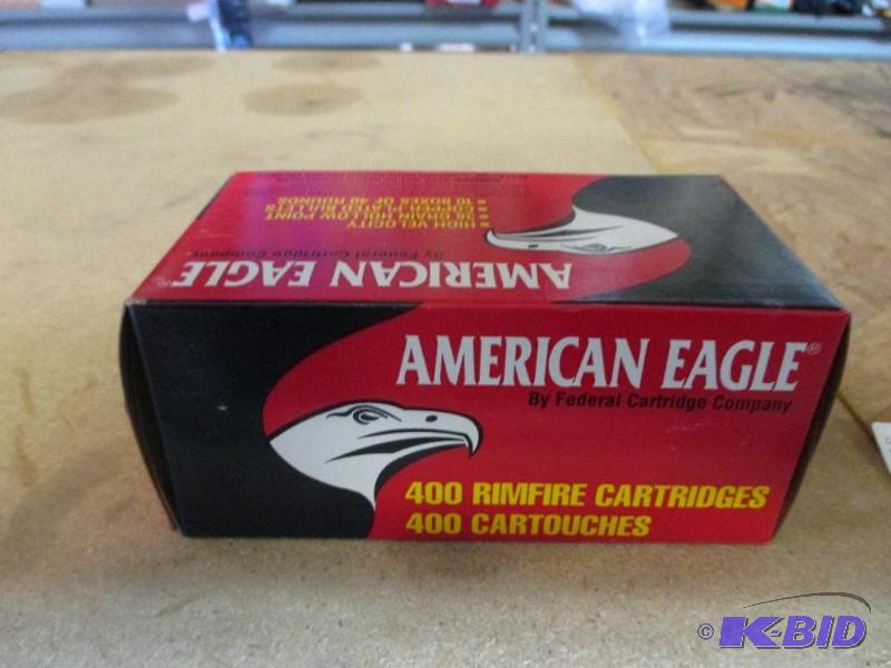 Box of new 22 cal. rifle shells...