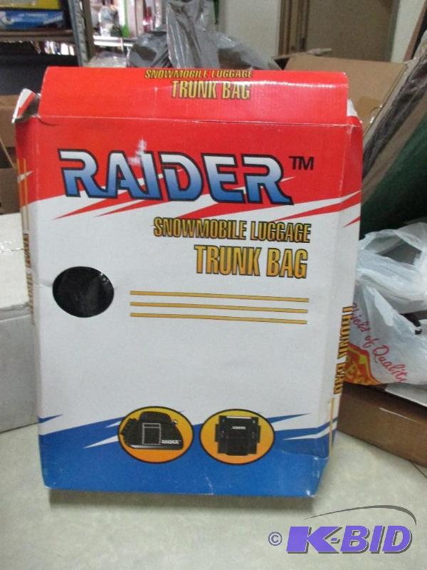 New Raider snowmobile trunk bag...