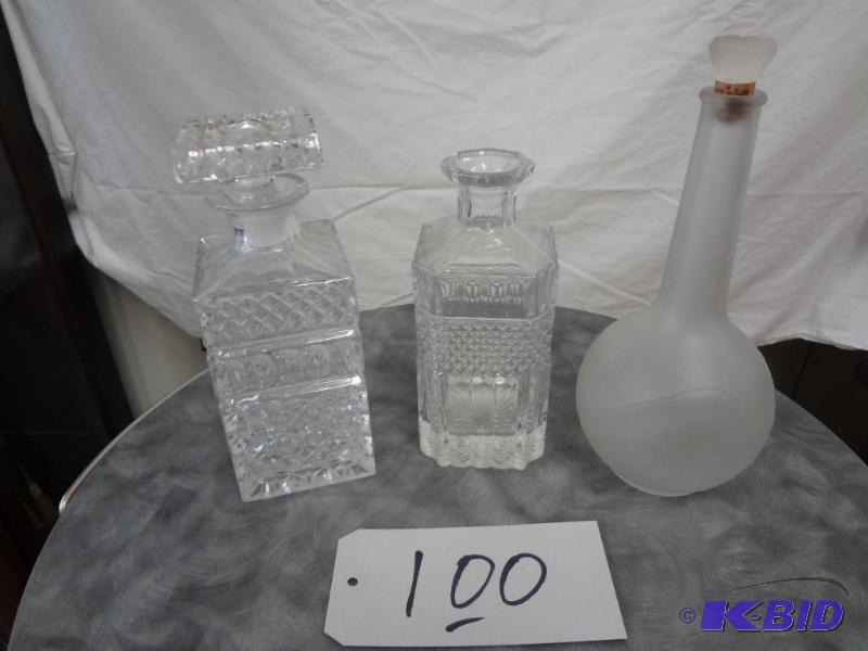 3 Decanters