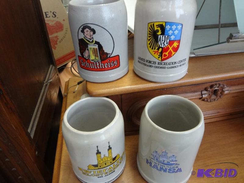 (4) Beer Mugs