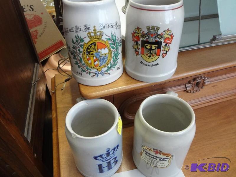 (4) Beer Mugs