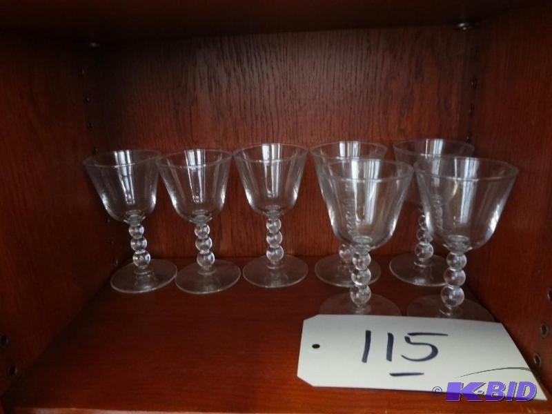 Bubble Stem Glass