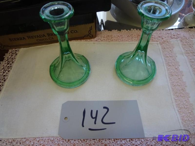 Green Candles, Pink Dish