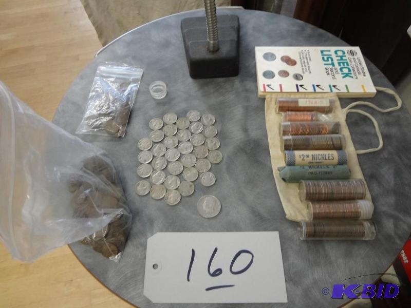 Lot of Pennies and Buffalo Nickels