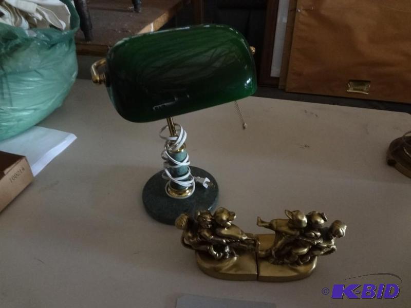 Bookends, Desk Lamp