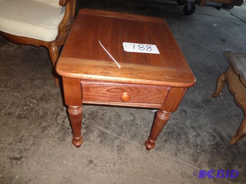 Wood Side Table