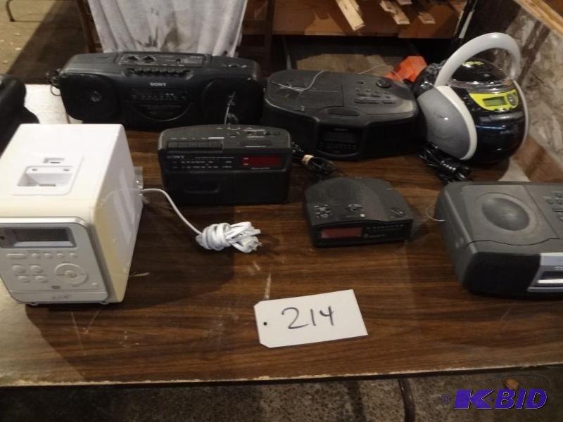 Radios, CD Clocks