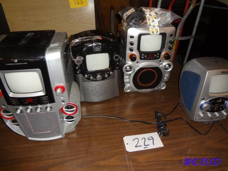 Lot of Karaoke Machines