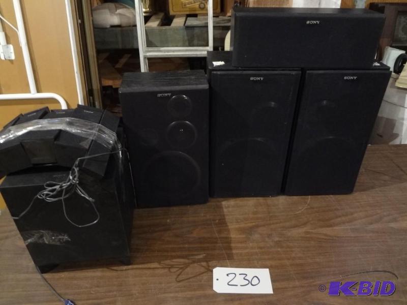 Lot of Sony Speakers