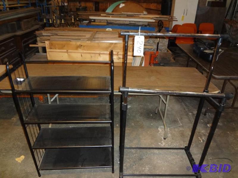 Two Tiered Metal Rack, Metal Shelf