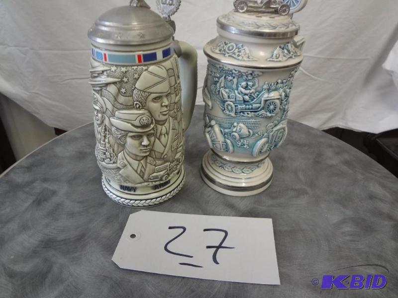 Pair Avon Steins