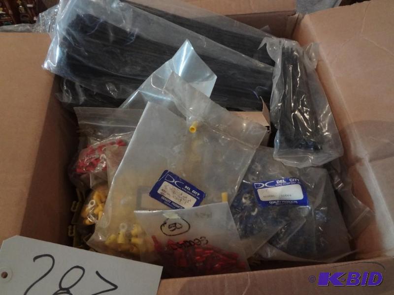 Box of Electrical Connectors, RackBasket, hot Fingers