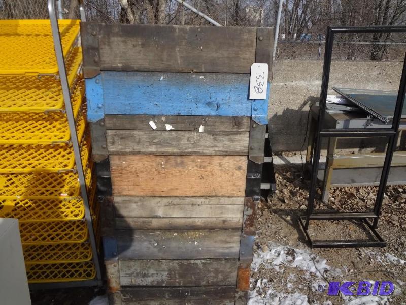 Stacking Wooden Bin